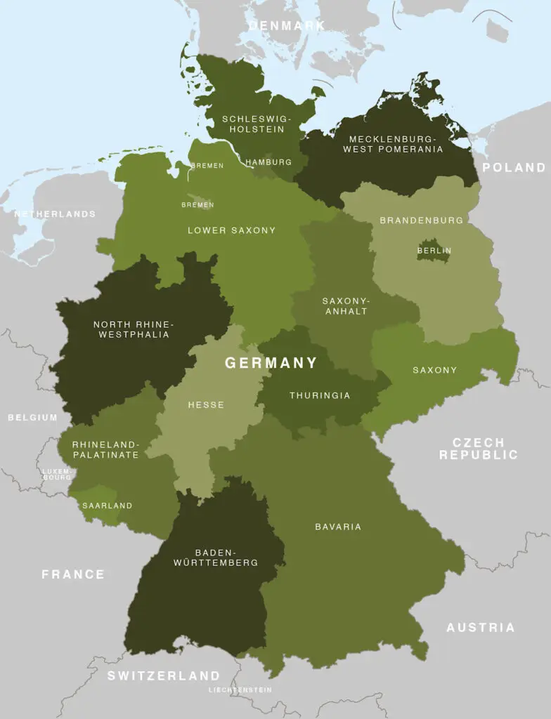 germany map germany map